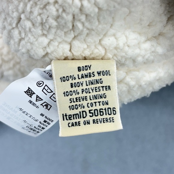 L.L. Bean Women's Cream and Brown Knit Jacket - Picture 10 of 11